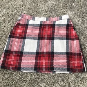 NWT Plaid Abercrombie and Fitch Skirt